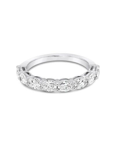 Eternity Oval Lab Diamond Ring by OLYV - 18ct White Gold