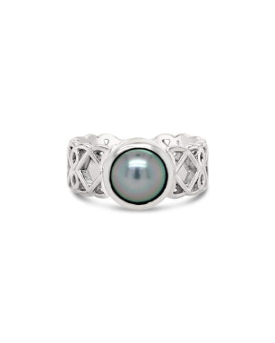 Moroccan Pearl Ring - Sterling Silver