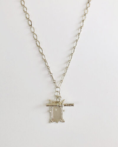Victoria T-Bar Necklace - Sterling Silver