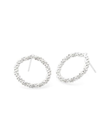 Seed Garland Studs - Sterling Silver