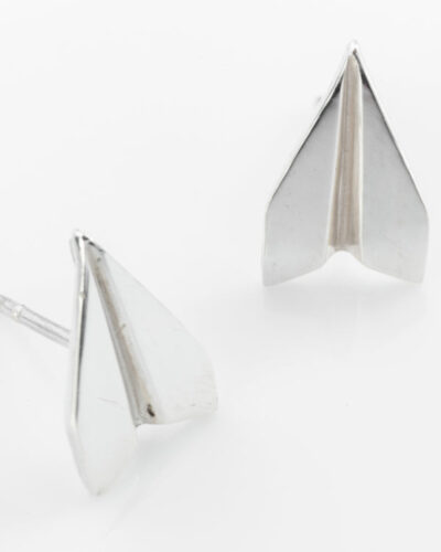 Paperplane Studs - Sterling Silver
