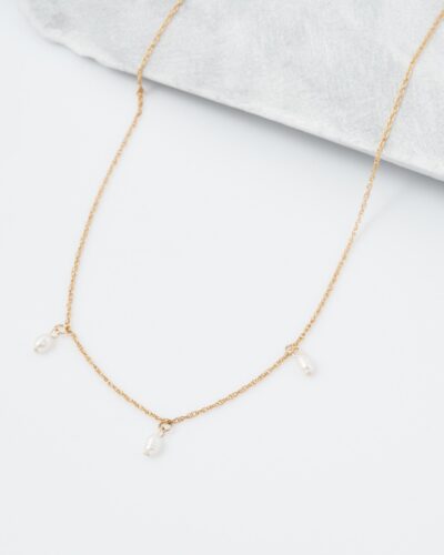 Three Little Rice Pearls - 14k Gold Filled (45cm)