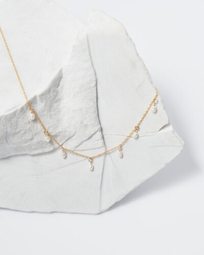 Rice Pearl Collar - 14k Gold Filled (40cm)