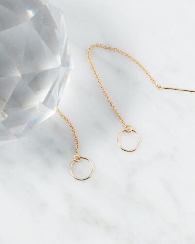 Pull Through Circle Threads - 14k Gold Filled