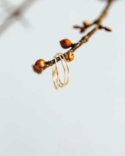 Tiny Ring Trio - 9ct Gold