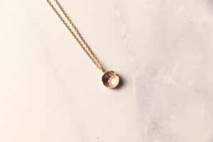 Golden Fragment Pendant - 9ct Gold
