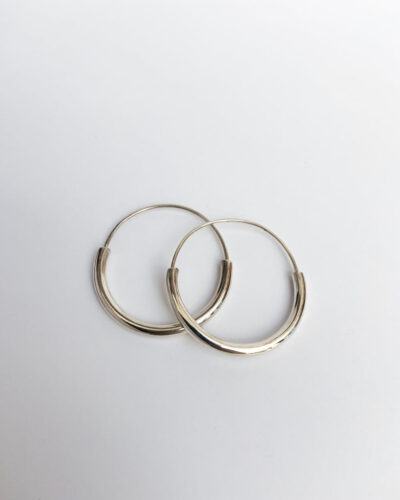 Waves Hoops - 9ct Gold