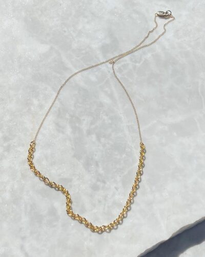 Mixed Link Necklace - 14k Gold Filled (40cm)