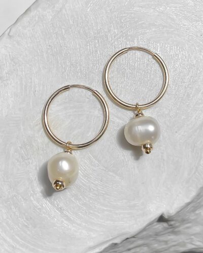 Classic Pearl Earrings - 14k Gold Filled