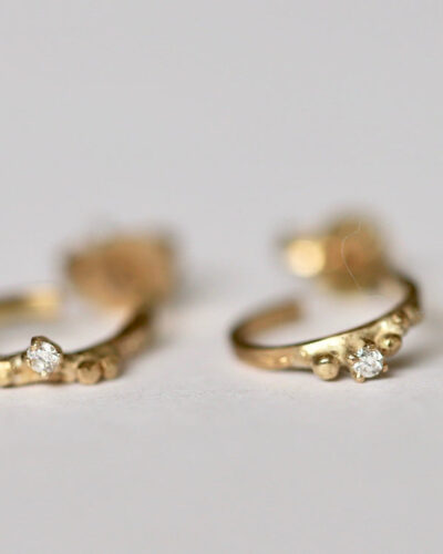 Mini Mana Hoops - 9ct Gold