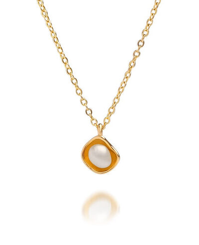 Kimberley Lily Pearl Pendant - 9ct Gold