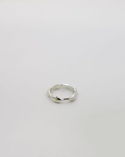 Ripple Pinky Ring - Sterling Silver