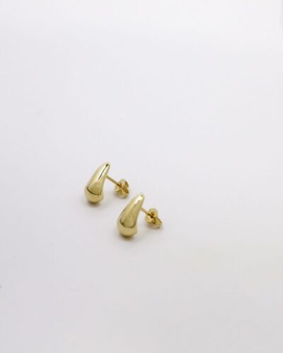 Droplet Stud Earrings - 9ct Yellow Gold