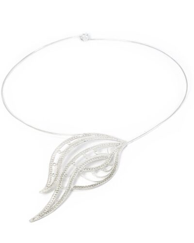 Maia Statement Necklace - Sterling Silver
