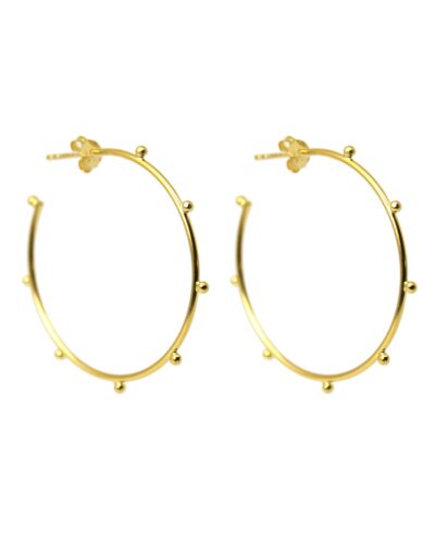Galaxy Hoop Earrings - 18K Gold Plated