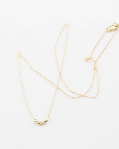 Tiny Beads Necklace - 14k Gold Filled (40cm)