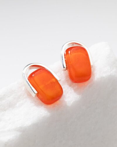 Empire Neon Stud Earrings - Sterling Silver
