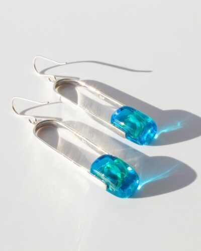 Empire Luxe Marine Earrings - Sterling Silver