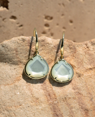 Radiance Pear Cut Hooks - 9ct Gold