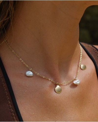 Seaside Charm Necklace - 14K Gold Filled