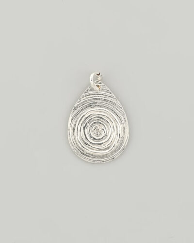Drop Pendant - Fine Silver