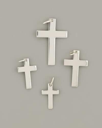 Cross Pendant - Fine Silver