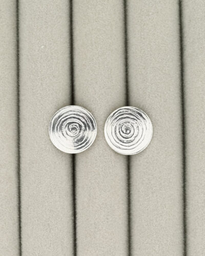 Full Moon Earrings - Sterling Silver (Small 12mm)