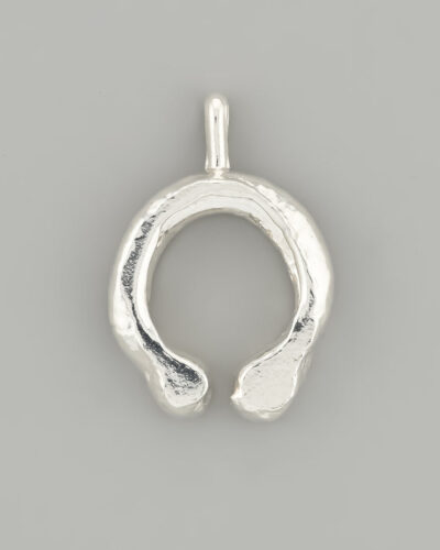 Horseshoe Pendant - Fine Silver