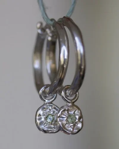 Pendant Hoop - Sterling Silver