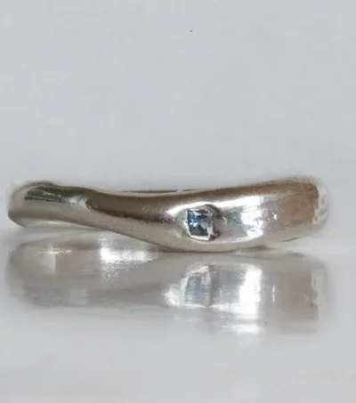 Curva Ring 2. - Sterling Silver