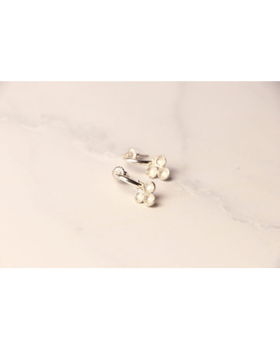Cascading Florals - Fine & Sterling Silver