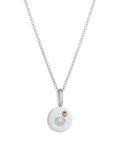 Birthflower Necklace (November) - Sterling Silver