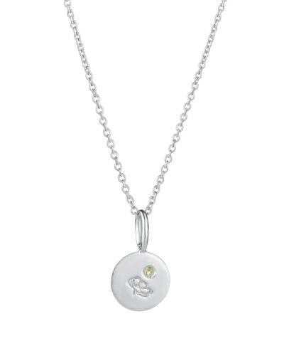 Birthflower Necklace (August) - Sterling Silver