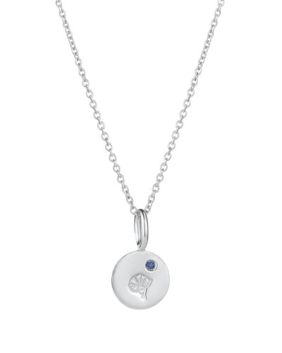 Birthflower Necklace (September) - Sterling Silver