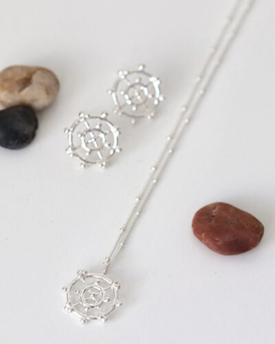 Figure Necklace (Rhombus) - Sterling Silver