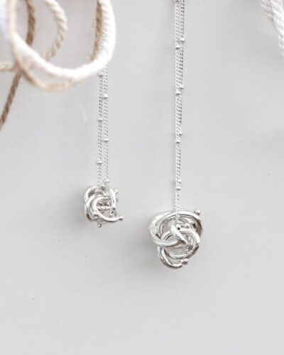 Bubble Ball Necklace - Sterling Silver
