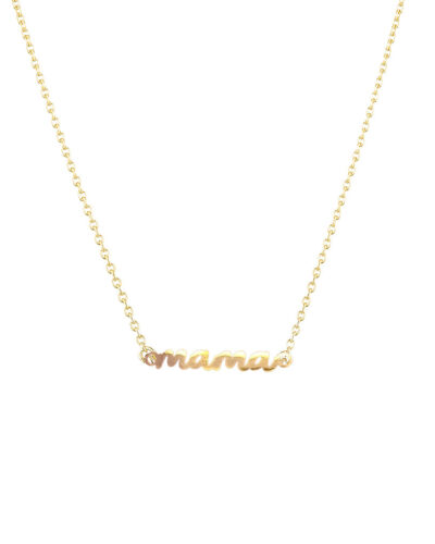 Mama Necklace - 14K Yellow Gold (40cm)