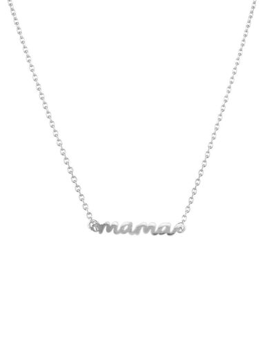 Mama Necklace - Sterling Silver (40cm)