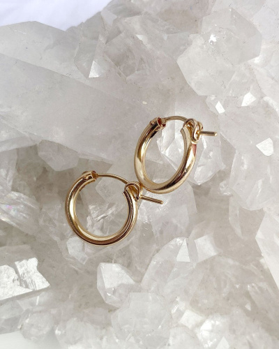 Marina Hoop Earrings - 14K Gold Filled