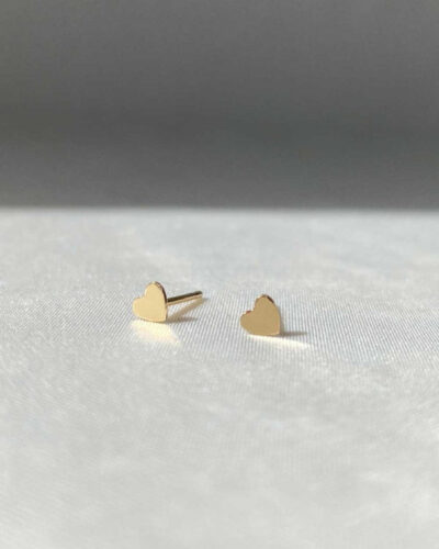 Mini Heart Studs - 14K Gold Filled