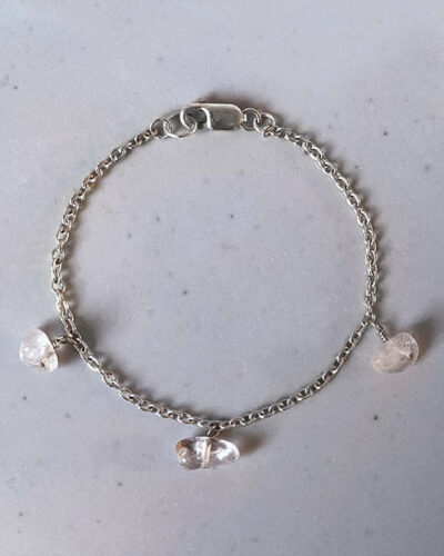 Quartz Clarity Bracelet - Sterling Silver (18cm)