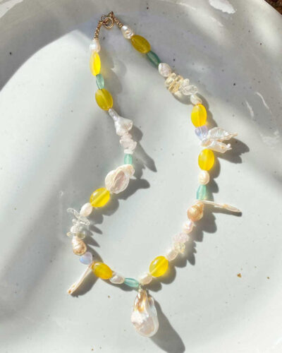 Sea Garden Mermaid Necklace - 14K Gold Filled
