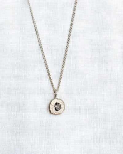 Sapphire Bubble Necklace - Sterling Silver, Blue