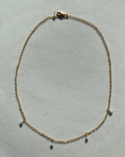 Birth Gemstone Necklace - 14K Gold Filled (December)