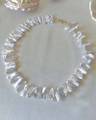 Uluwatu Biwa Pearl Necklace - 14K Gold Filled