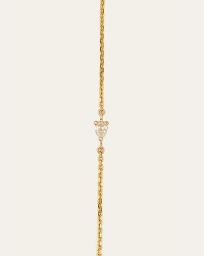 Eos Pear Shape Lab Diamond Bracelet - 9ct Gold
