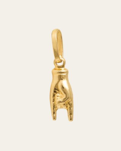 Mano Cornuto Charm - 14ct Gold