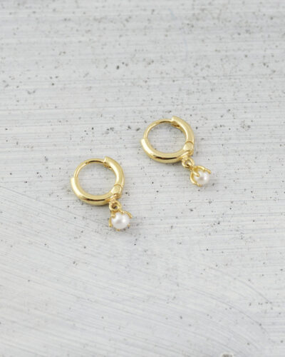 Pearl Blossom Sleeper Earring (Single) - 14K Gold