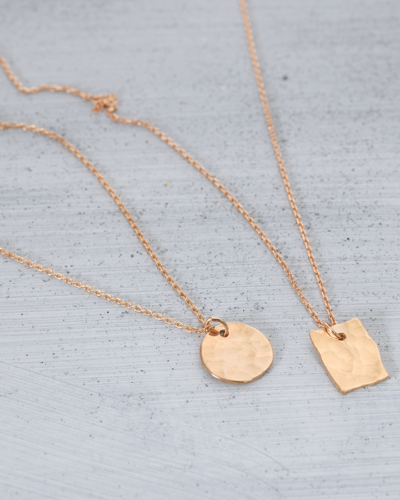 Little Planet Necklace - 14K Gold