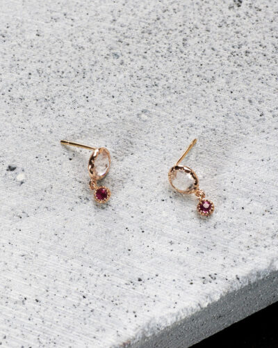 Rose Fever Earrings - 14K Gold